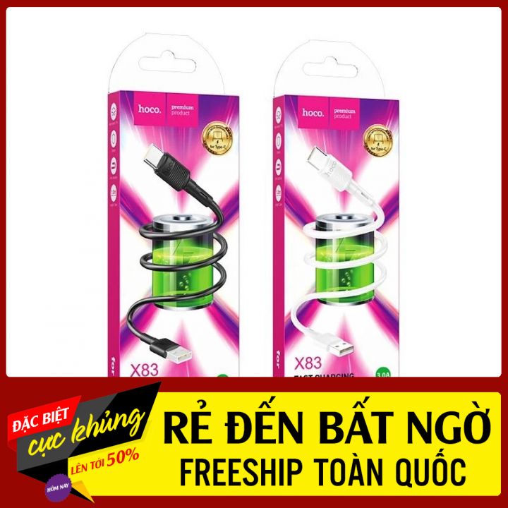 Cáp sạctype-c hoco x83 giá xưởng || mr.anh store