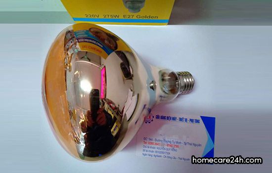 Bóng đèn sưởi nhà tắm 275W bộ 2 quả lỗi đổi mới