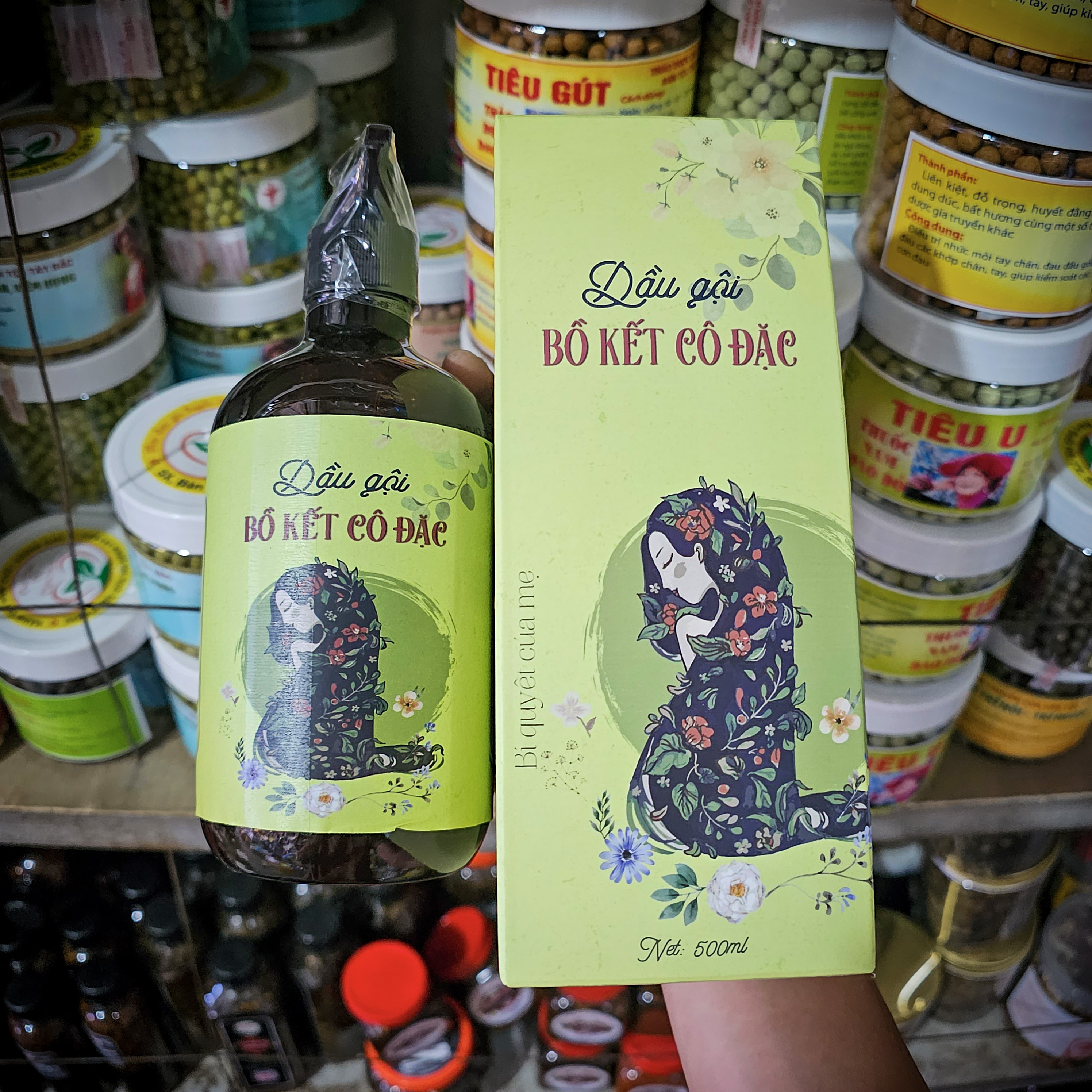 Dầu Gội Thảo Dược Bồ Kết Cô Đặc - Giúp phục hồi mái tóc giảm rụng tóc và mọc tóc tốt hơn - Đặc Sản 27