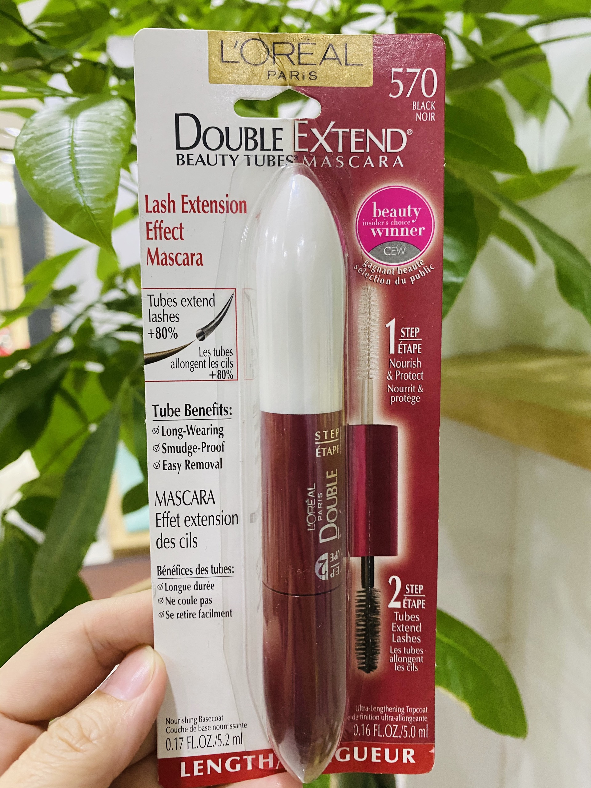 [HCM]MASCARA 2 ĐẦU LOREAL DOUBLE EXTEND GIÚP LÀM DÀI VÀ CONG MI
