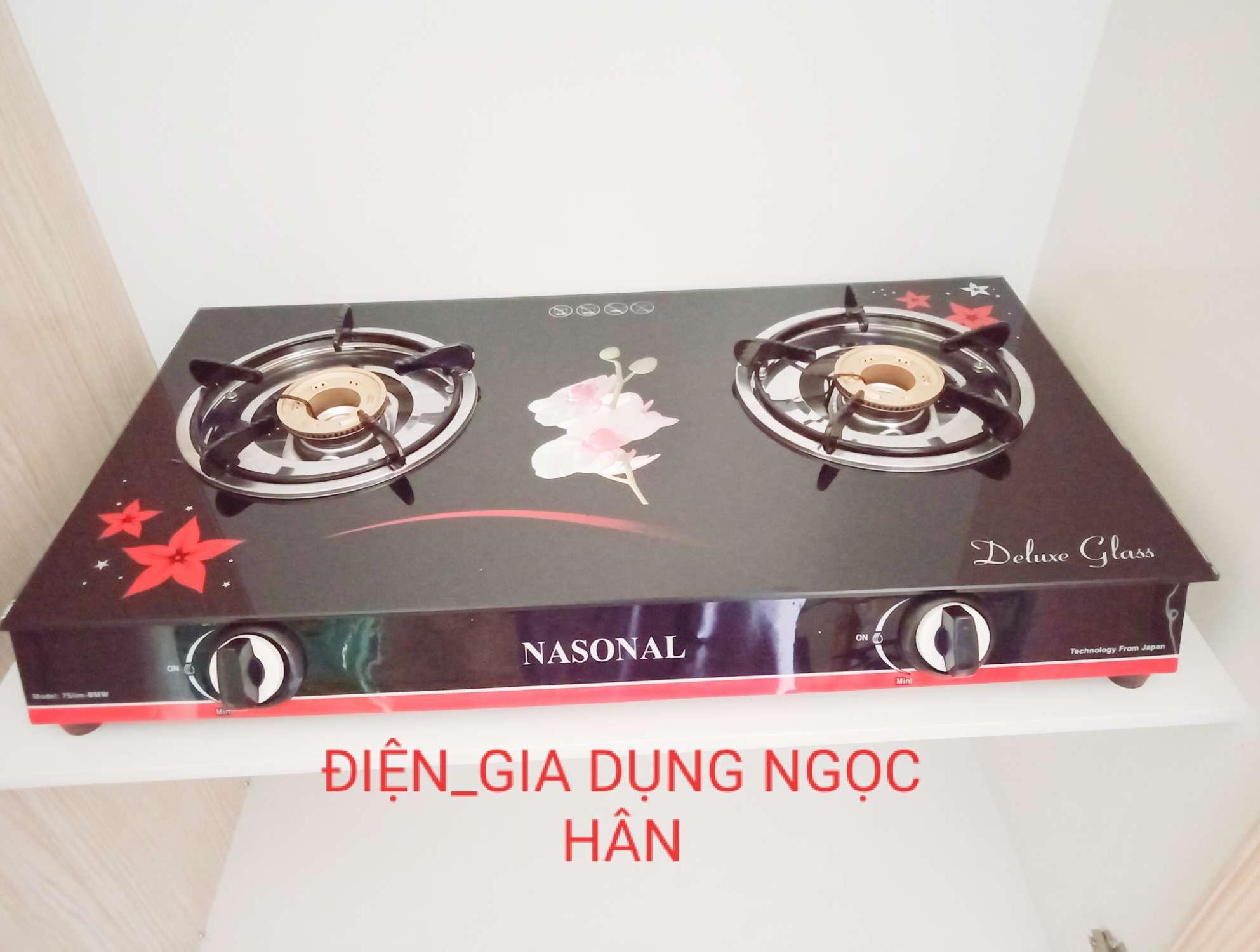 BẾP GA ĐỒNG CHÉN KÍNH CƯỜNG LỰC NASONAL