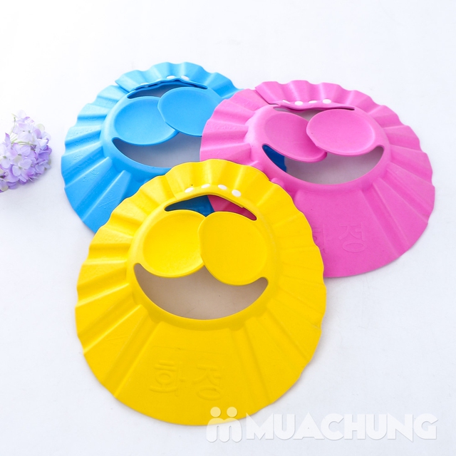 [HCM][SALE] HẠN CHẾ NƯỚC XÀ BÔNG VĂNG VÀO TAI MẮT BÉ - MŨ THÔNG MINH TIỆN LỢI NHIỀU MÀU SẮC - NÓN GỘI ĐẦU CHẮN NƯỚC CHO BÉ