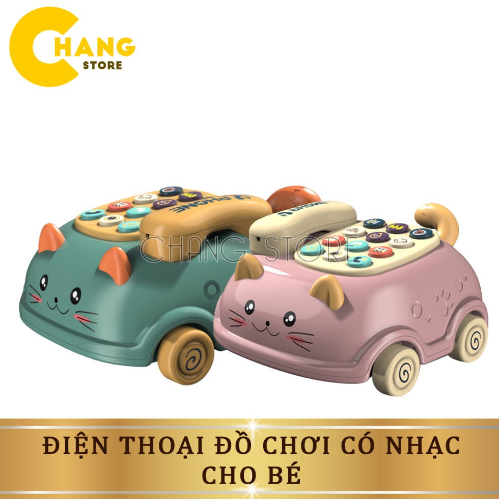 Điện thoại đồ chơi có nhạc, điện thoại ô tô đồ chơi cho bé