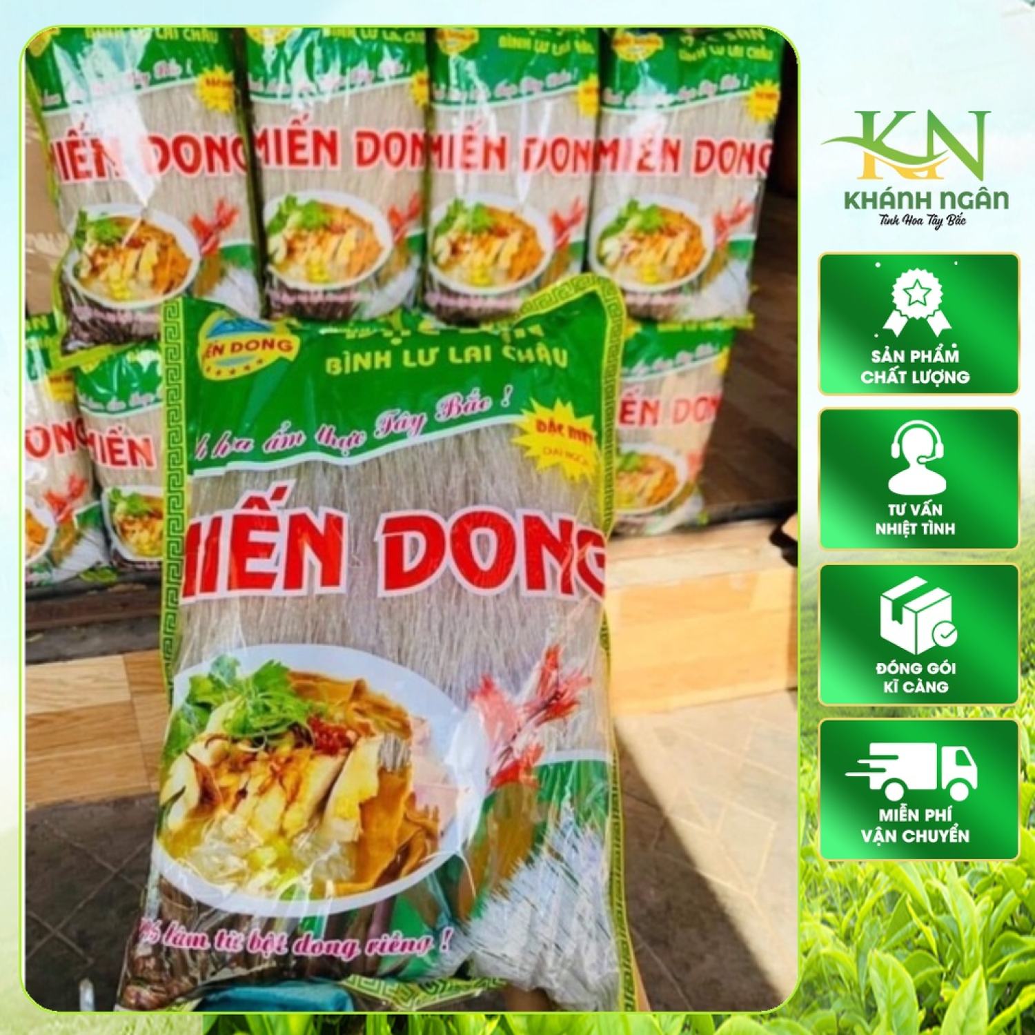 Miến dong Bình Lư Lai Châu loại đặc biệt. Đặc sản miến dong Tây Bắc, miến rong, miến giong, miếng dong sợi nhỏ ngon