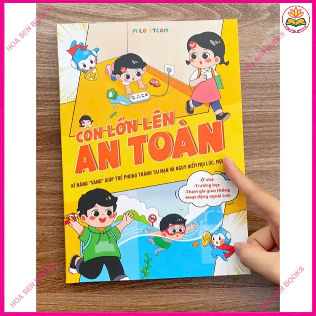 Sách: Truyện Tranh - Con Lớn Lên An Toàn!