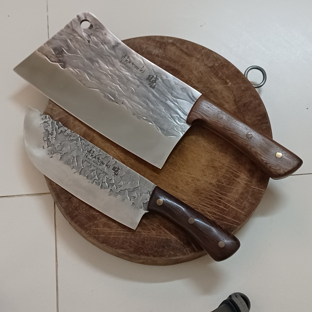 Dao chặt xương bò, thái băm thịt sắc lẹm. dao nhật bãi