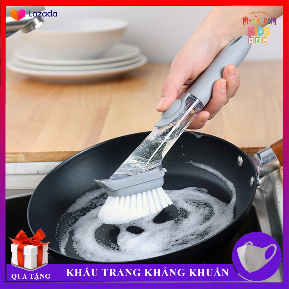 Bộ Cọ Đa Năng Tiện Ích Phòng Bếp - Đánh Bay Nhưng Vết Bẩn Cứng Đầu Nhất - Rửa Sạch Bát, Đĩa, Nồi ,Chảo, Bồn Rửa... - Dễ Sử Dụng, An Toàn, Tiện Lợi