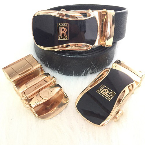 [Hàng Hiệu] Thắt Lưng Nam Cao Cấp Khóa Vàng Bạc, Dây Nịt Nam Da Bò Mercedes-Benz Đẳng Cấp Nam Tính TLO9K