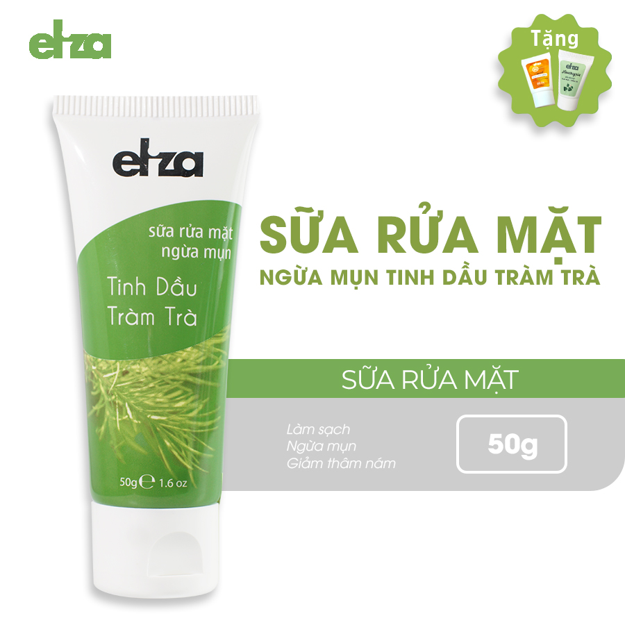 Sữa rửa mặt tinh dầu Tràm Trà Eliza 50g