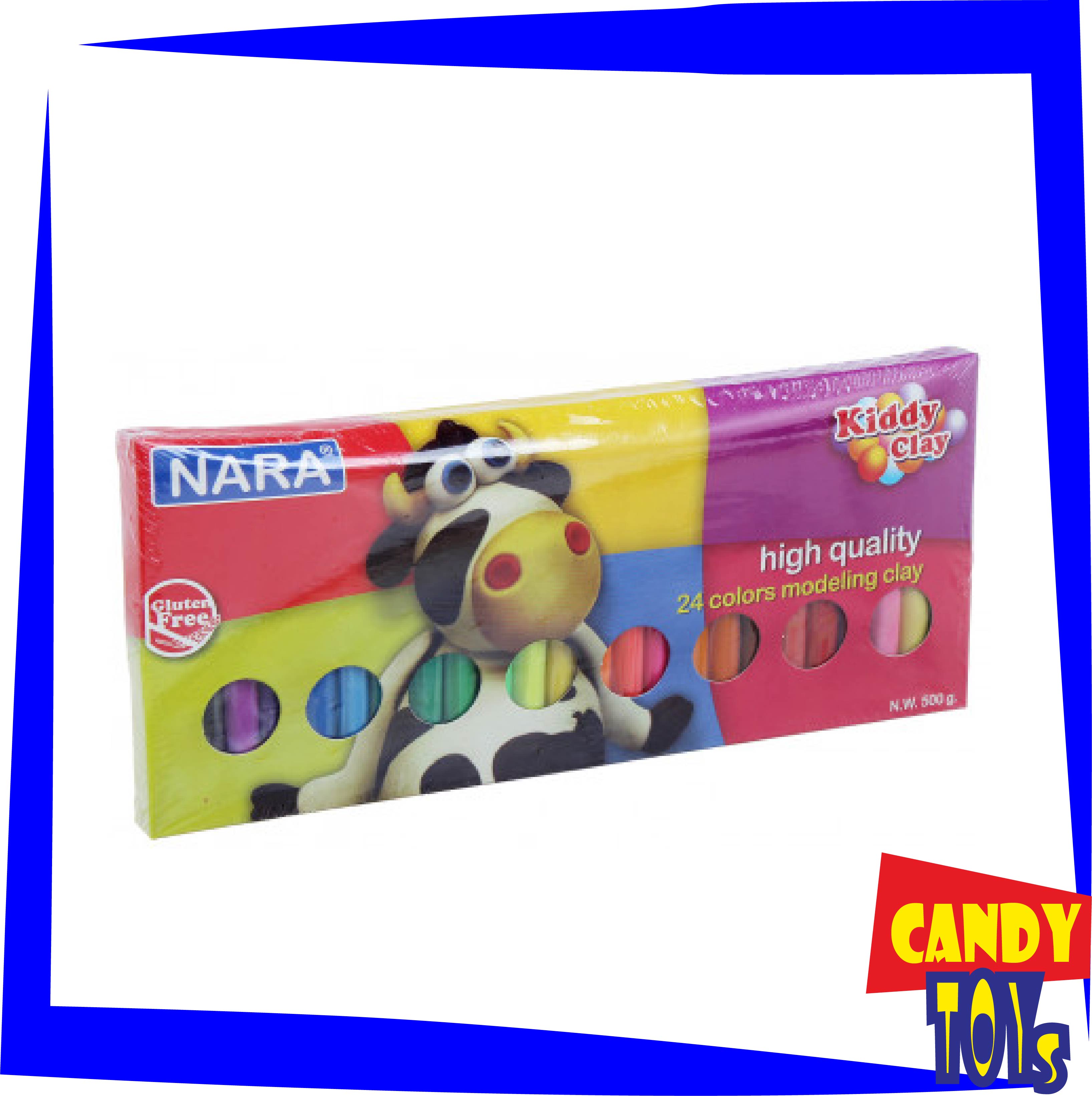 Đất nặn 24 màu kiddy clay 500g – st50024