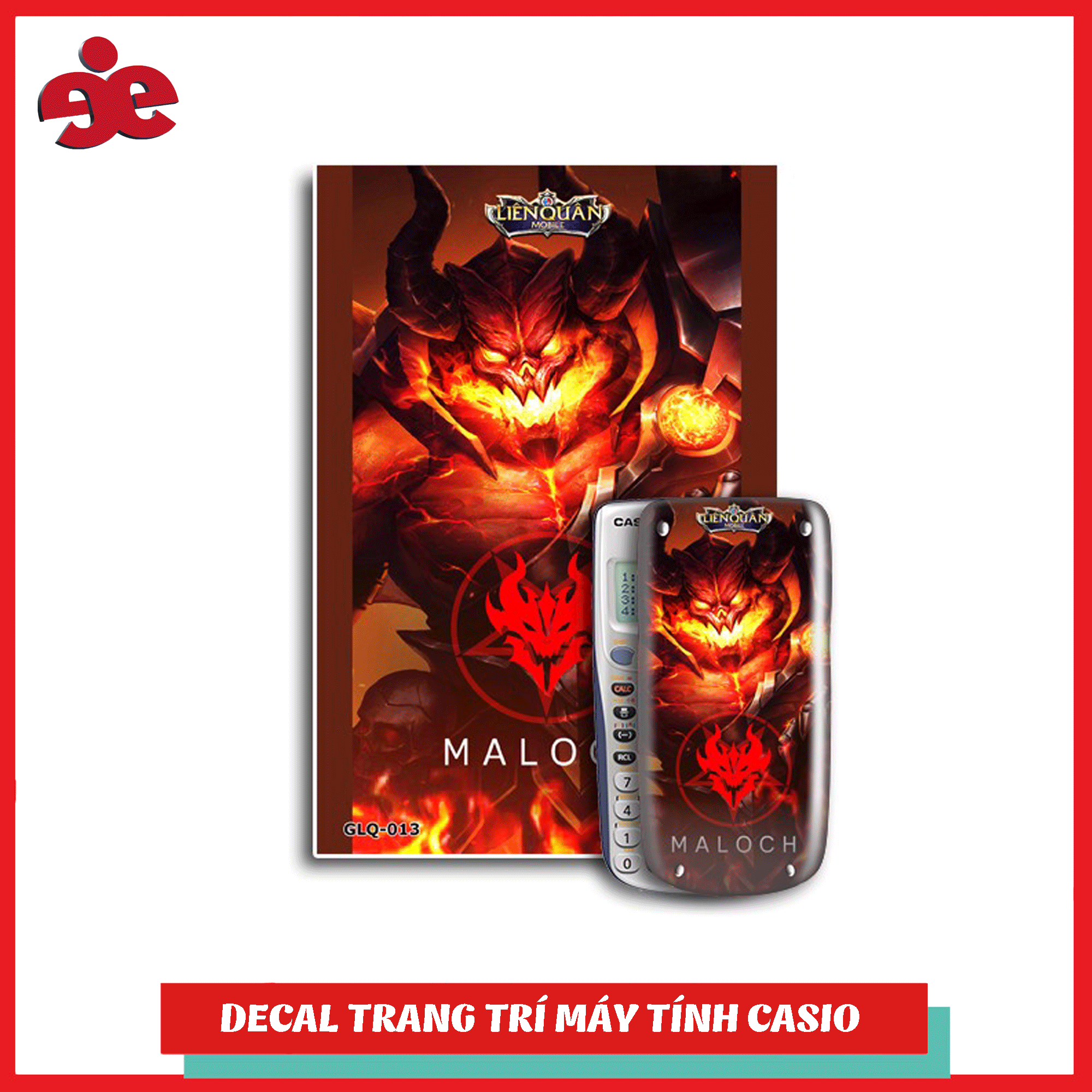 Bộ 2 decal trang trí máy tính cầm tay Liên Quân Mobile 013