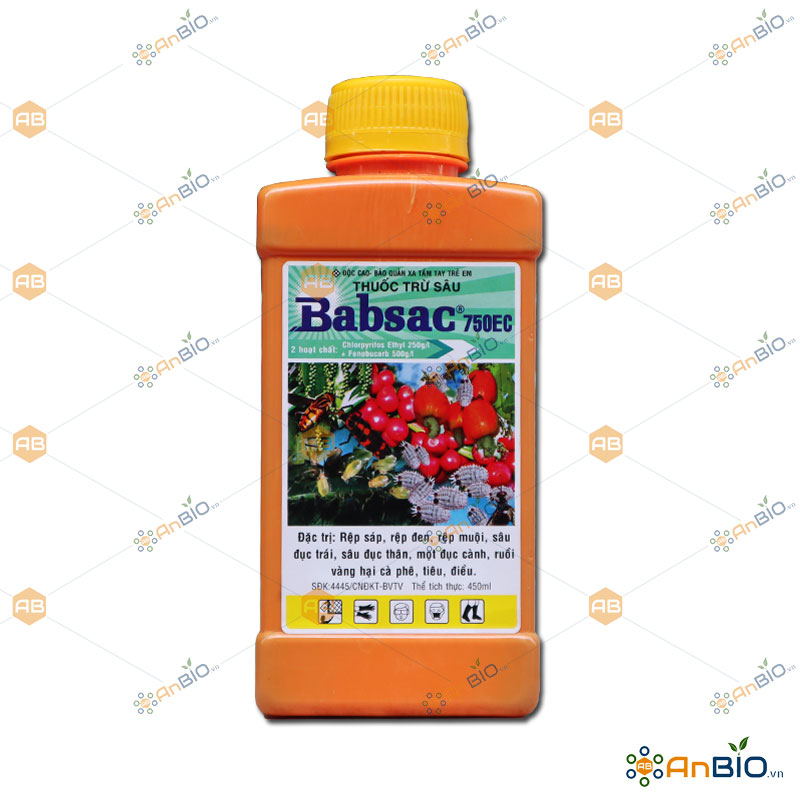 [HCM]THUỐC TRỪ SÂU RỆP Babsac 750EC chai 450ml CHUYÊN TRỊ RỆP SÁP - B1.1023