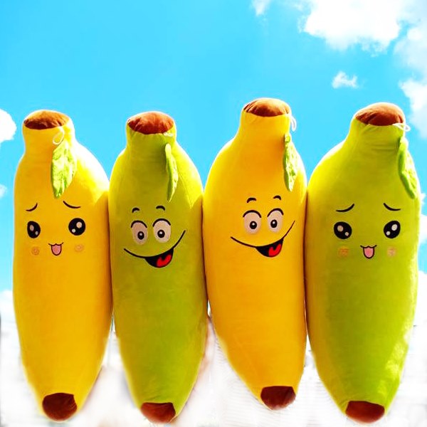 [HCM]Gối ôm ngủ hình trái chuối mập dễ thương quả chuối mềm êm (50cm---80cm) Thú bông trái chuối mập quả chuối mập đáng yêu