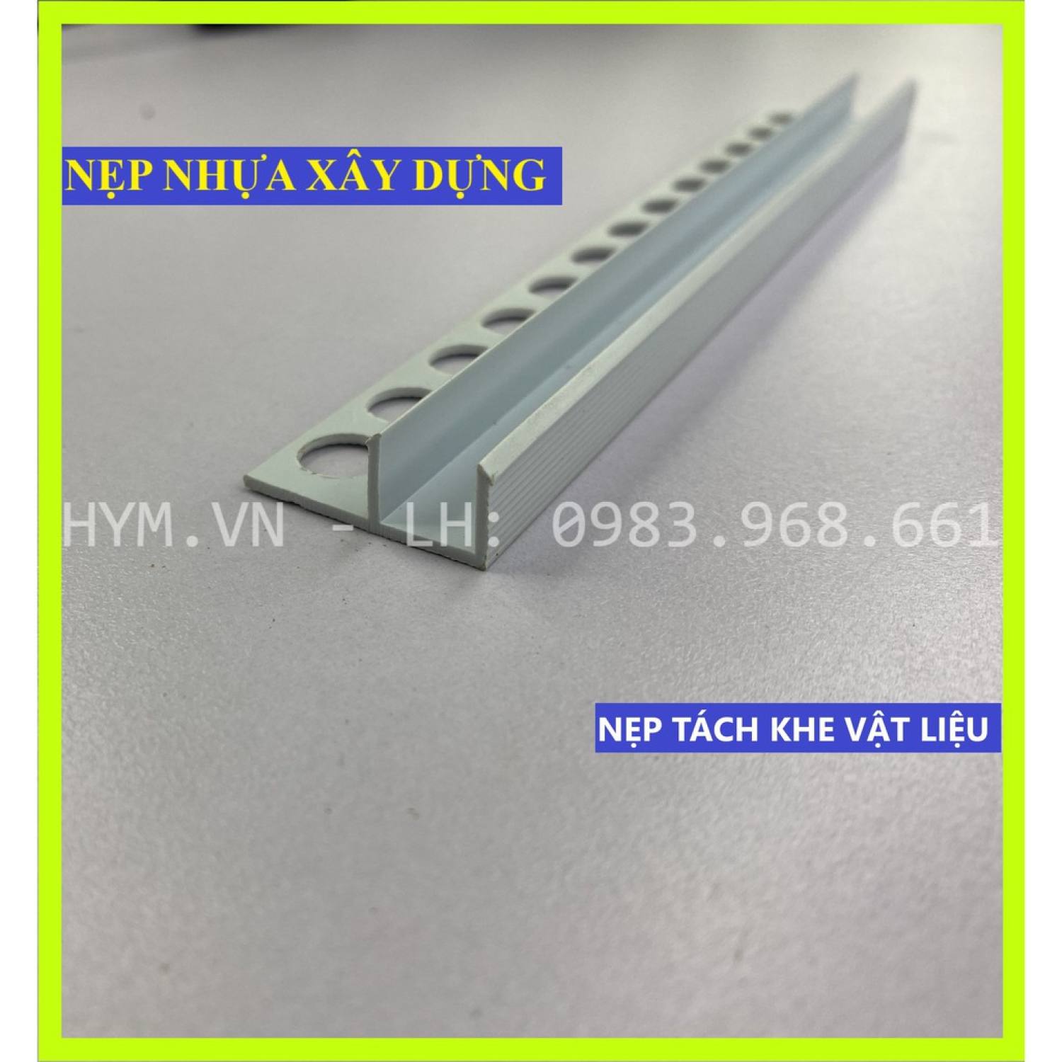 Nẹp tạo khe tách vật liệu chữ f10 | giải pháp không thể thiếu trong kiến trúc thiết kế phong cách hiện đại