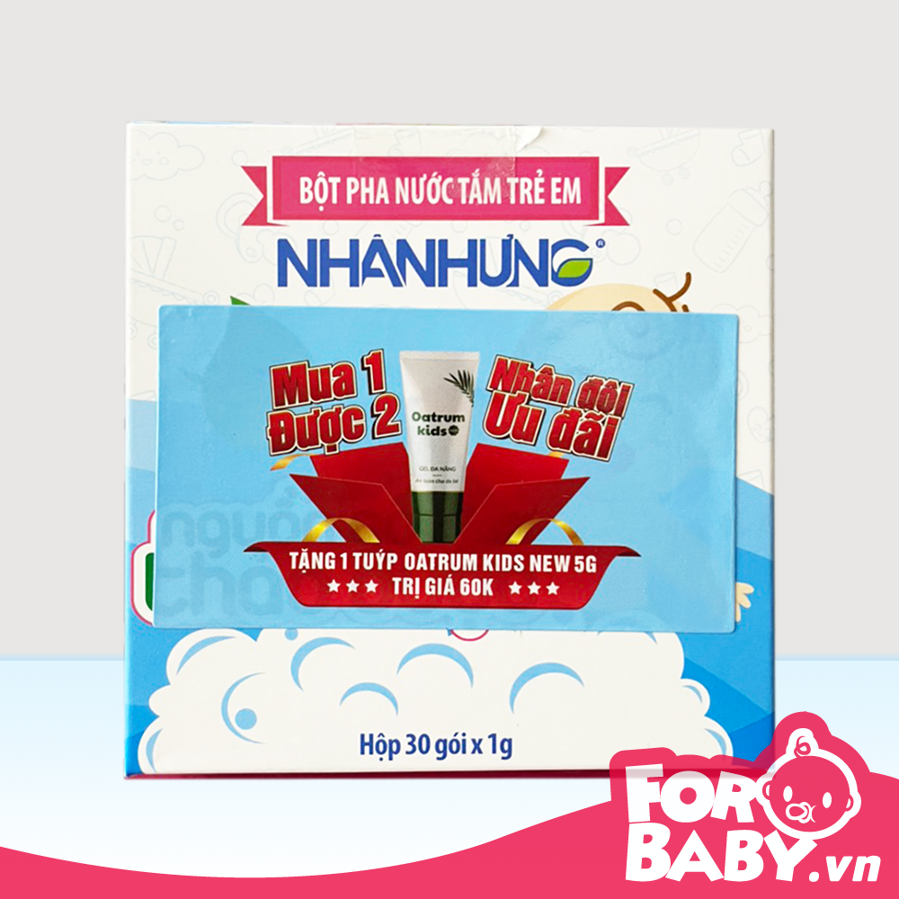 Bột pha nước tắm trẻ em nhân hưng