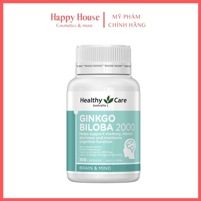 Gingko Biloba Bổ não Úc- Happy House