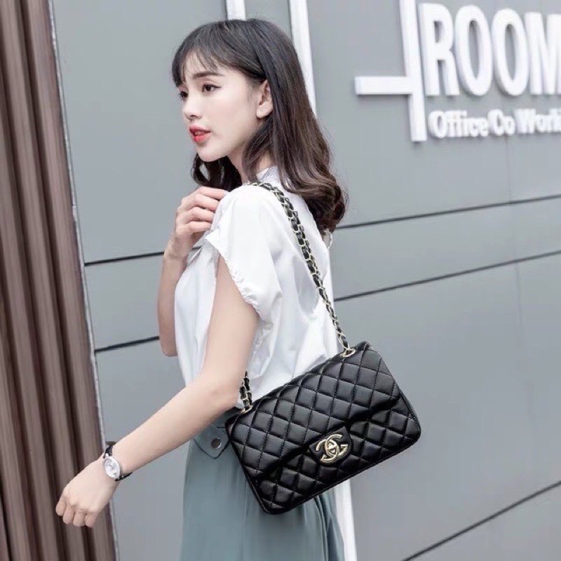 Túi xách túi đeo chéo đeo vai classic size 24 siêu đẹp a018 - mint68
