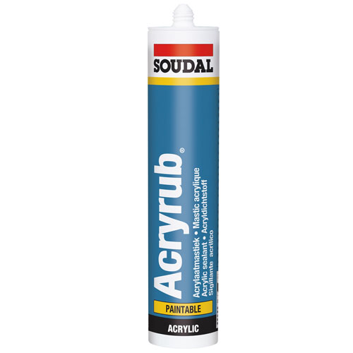 Keo Dán Chuyên Dụng Xử Lý Mối Nối Soudal Acryrub