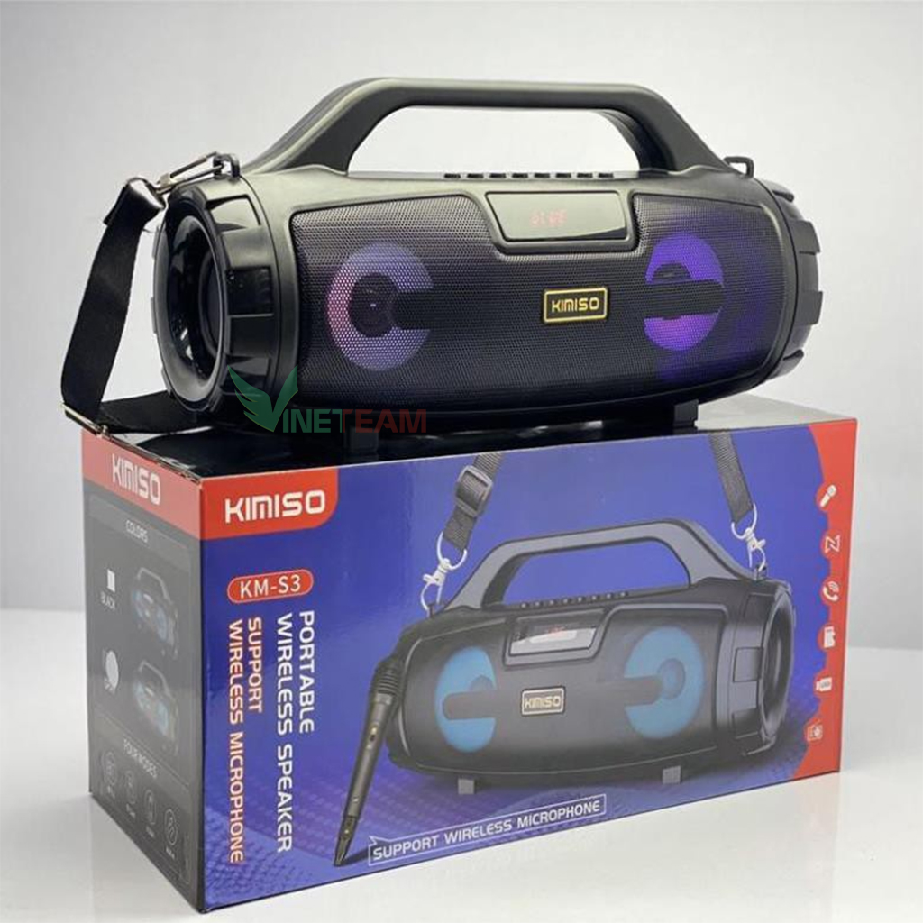 Loa karaoke xách tay KIMISO KM-S3 Cực Hay Có Jack Cắm Micro 6.5mm - tích
