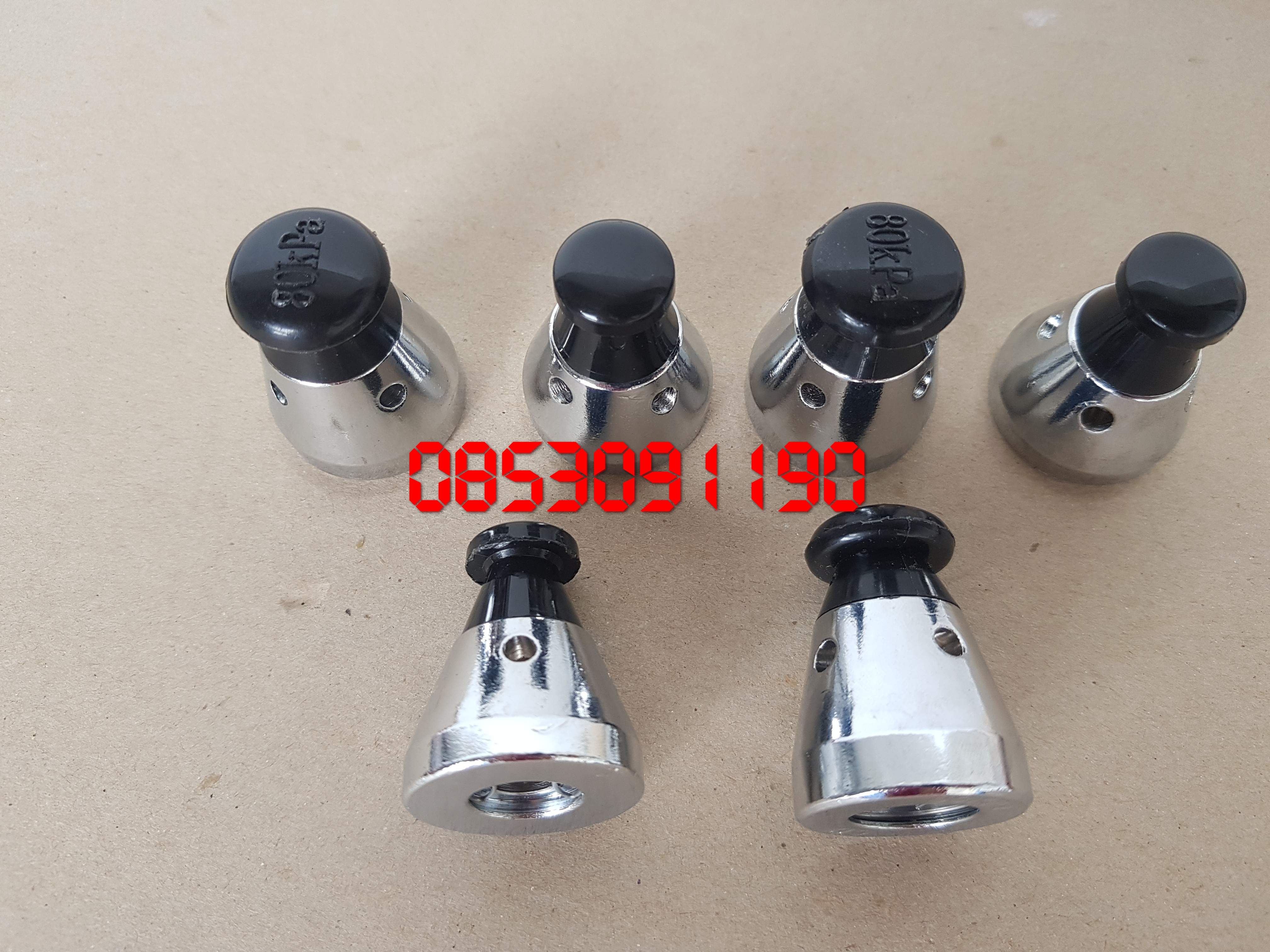 Phụ kiện Van xả hơi chính nồi áp suất ga các cỡ 6mm-9mm-11mm