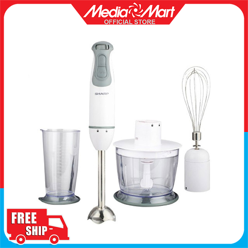 Máy xay cầm tay sharp em-h076sv-wh