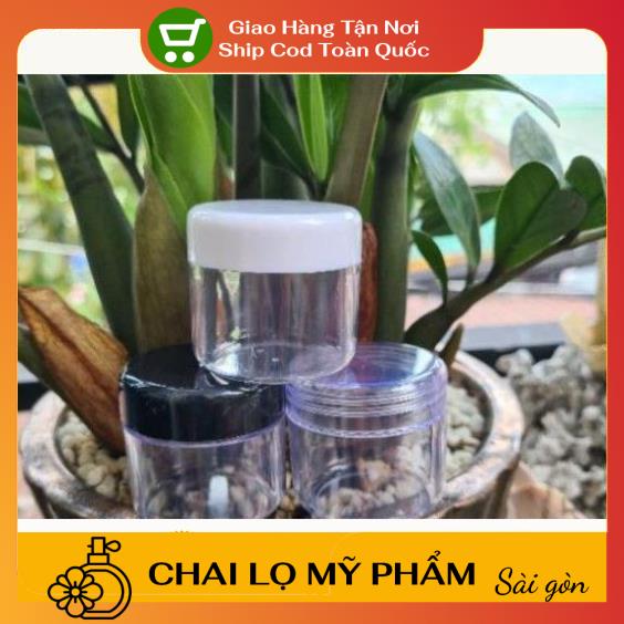 Hủ nhựa chiết mỹ phẩm trong 30g - Hũ đựng kem