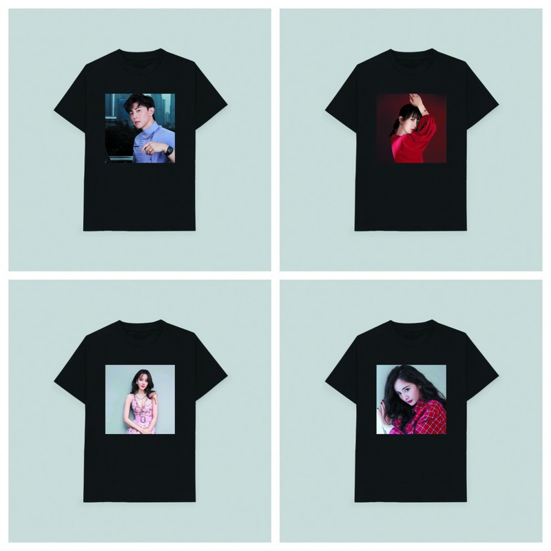 Áo phông đen in hình ĐẶNG LUÂN TÔN TRẠCH NGUYÊN DƯƠNG MỊCH HỨA GIAI KỲ