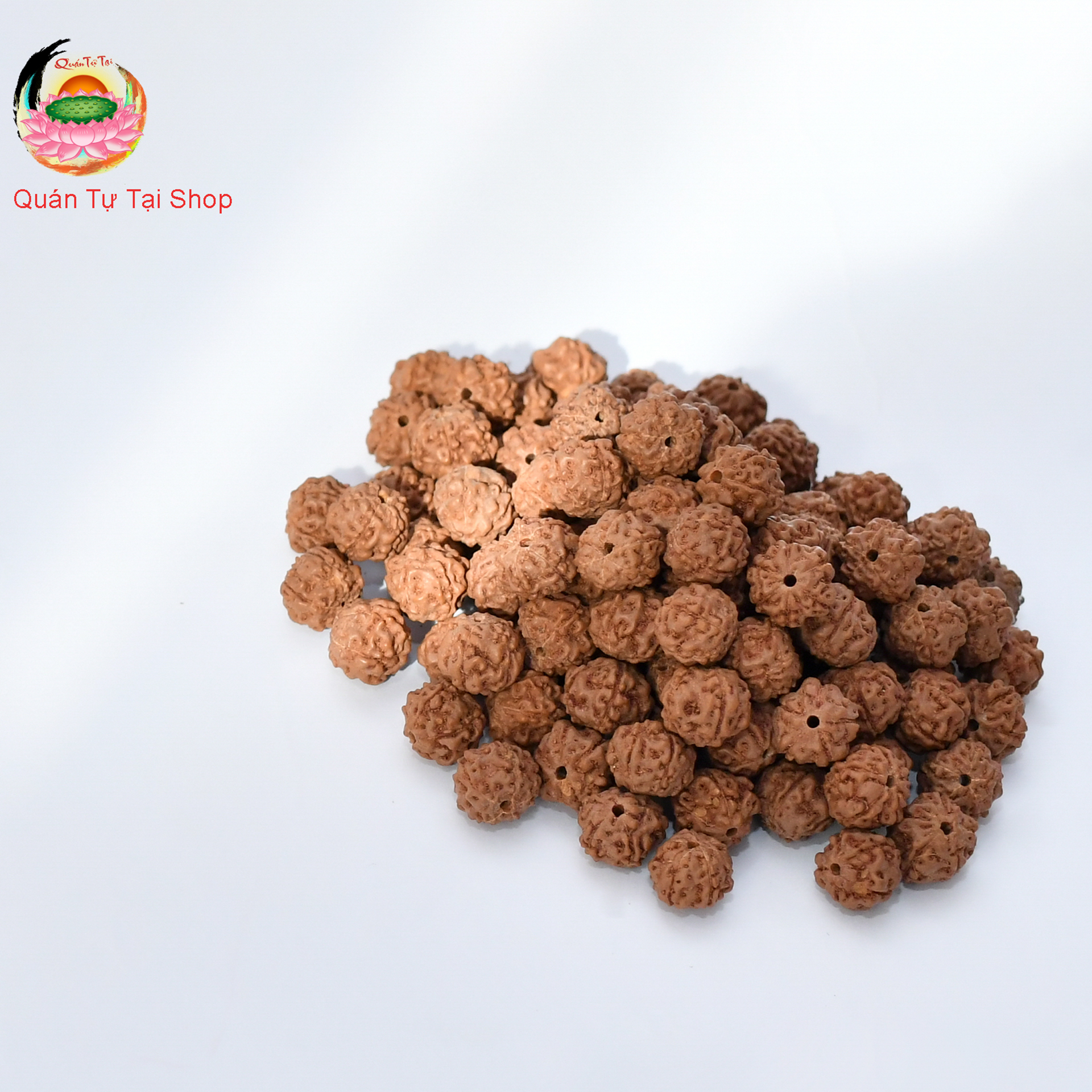 Hạt bồ đề kim cang - Hạt 8mm, bán lẻ từng hạt một ( Combo 10 hạt / 1 lần mua )