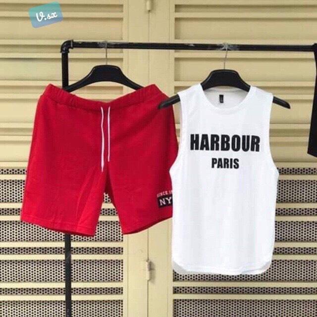 [HCM](FREESHIP TOÀN QUỐC) Đồ bộ thun nam sát nách, set ba lỗ FENDI  tập gym, đồ bộ nam chất thun mè thấm hút Mẫu Mới