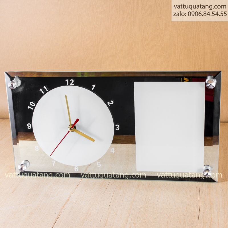 Phôi đồng hồ chữ nhật 15x30cm - in chuyển nhiệt