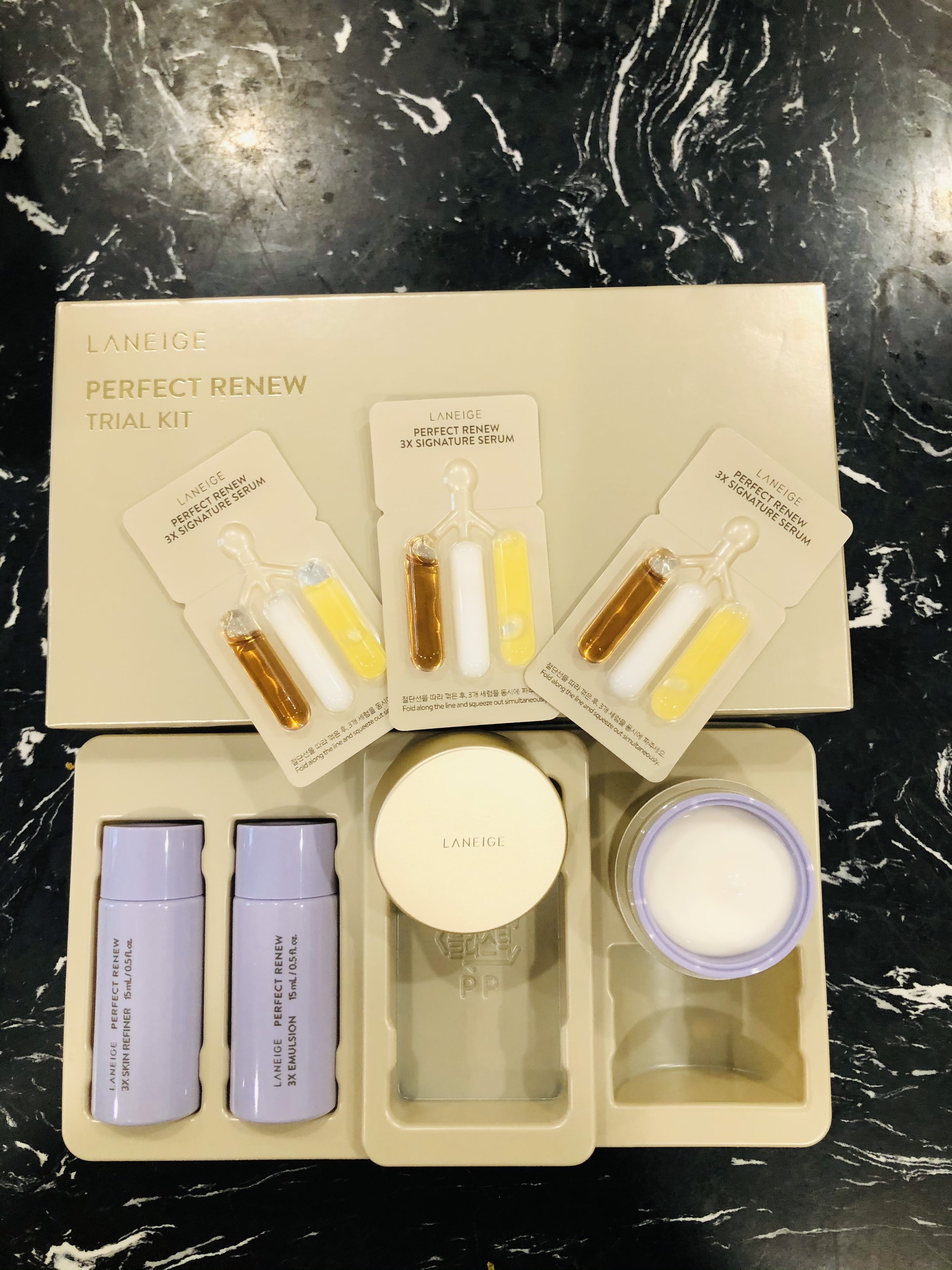 Bộ dưỡng da Laneige Perfect Renew Youth chống lão hoá 5 bước mới