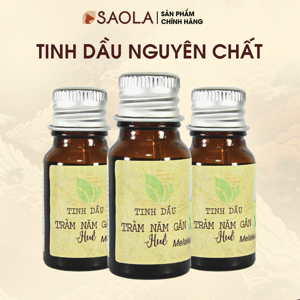 Tinh dầu Tràm năm gân - Làng Hạ - Ngừa cảm mạo, giữ ấm cơ thể