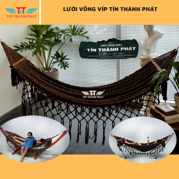 Lưới võng víp tín thành phát-nâu đất