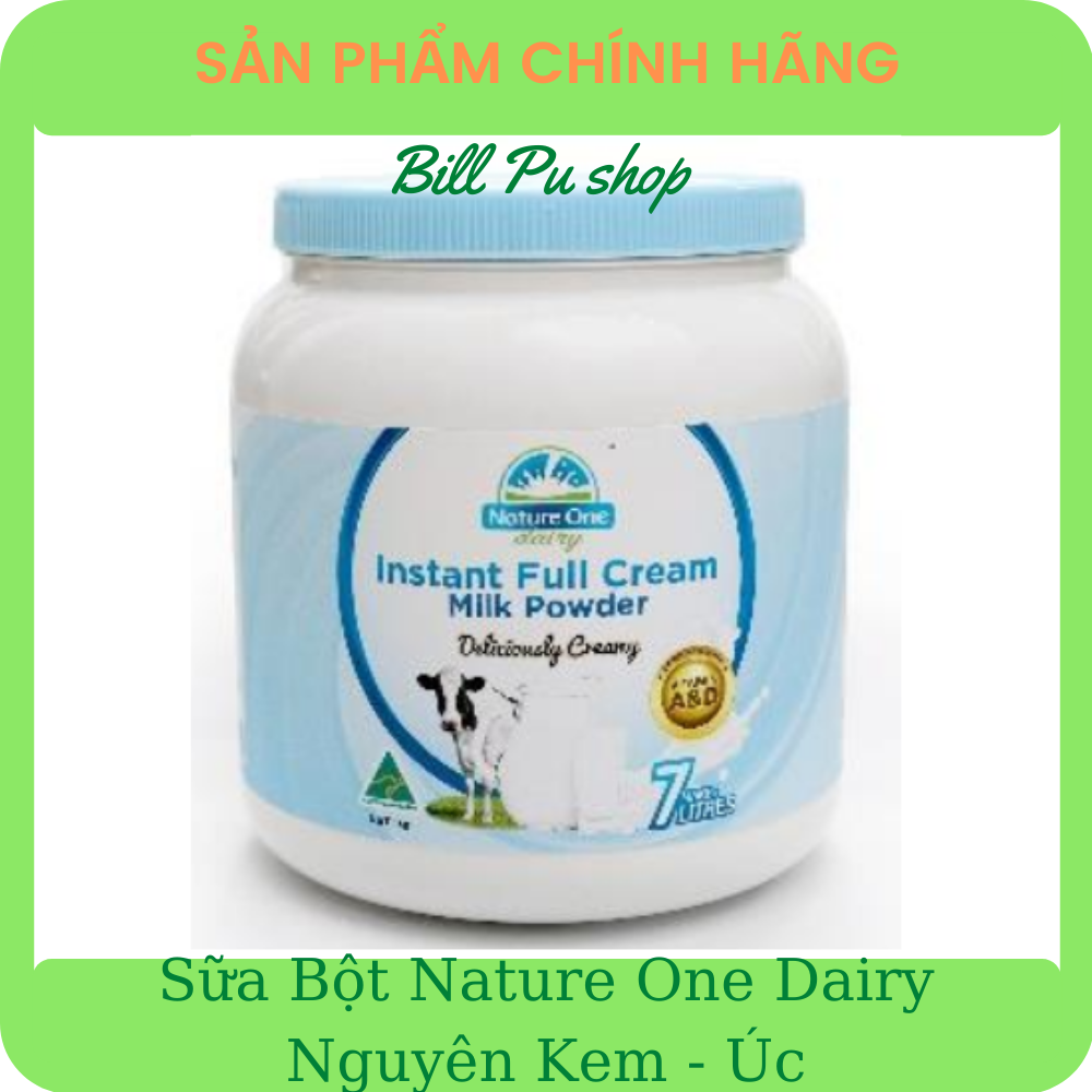 Sữa bột giảm cân nature one dairy nguyên kem hộp 1kg - úc