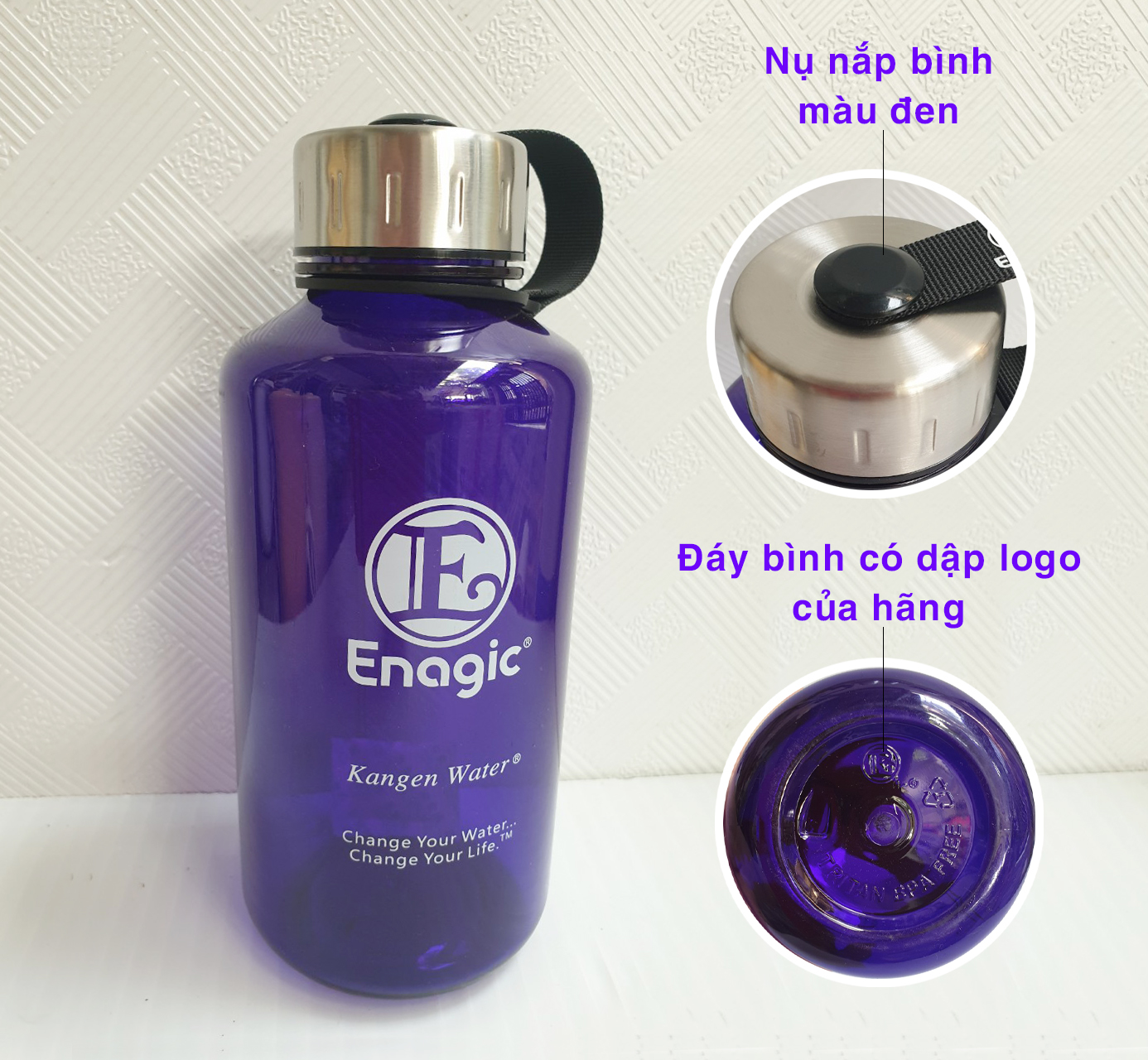 Bình Đựng Nước Ion kiềm Enagic Giữ Hydrogen
