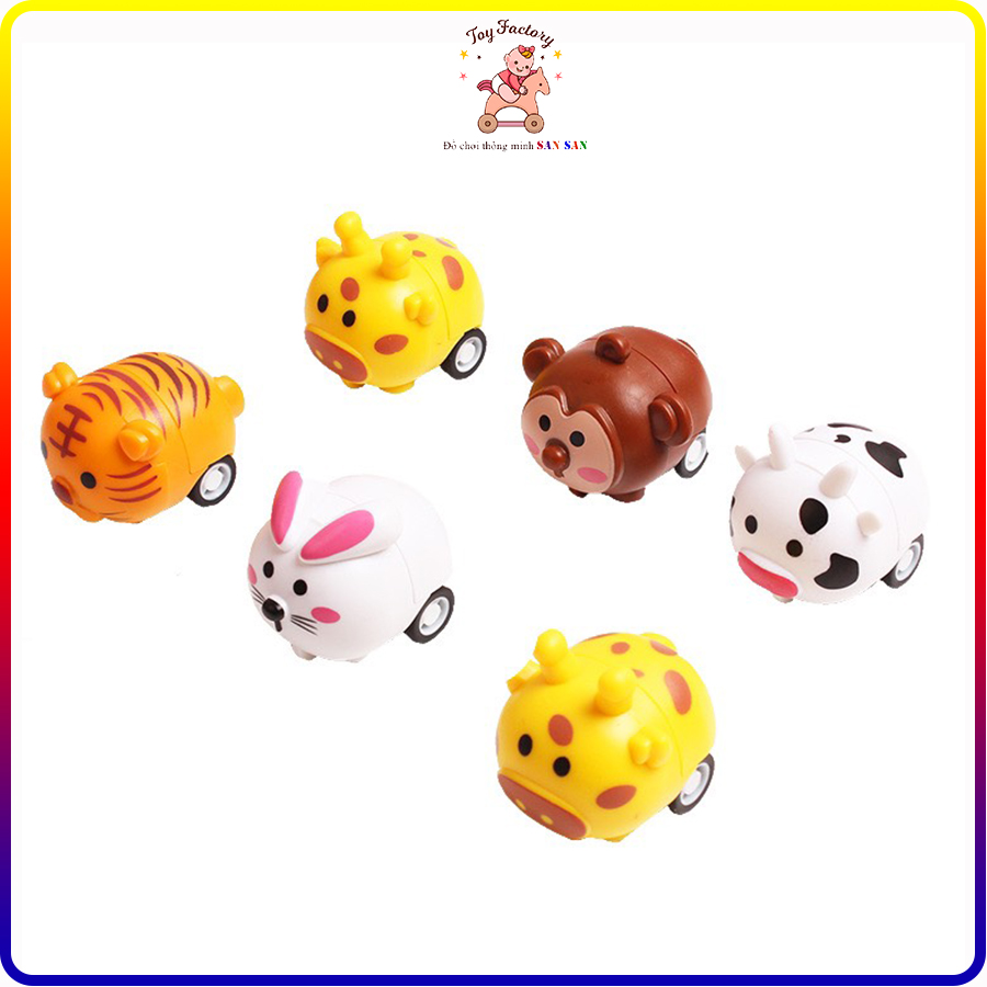 Combo 2 con vật chạy đà cho bé