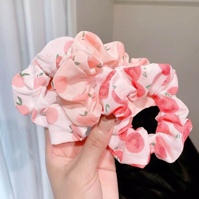 Dây Buộc Tóc Scrunchies hoa quả Nhiều Màu Hàn Quốc CT4