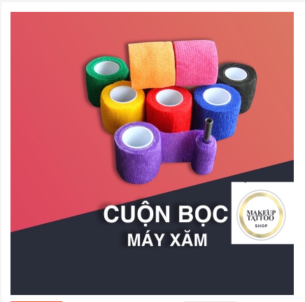 Cuốn máy xăm chống trơn cỡ 5 cm