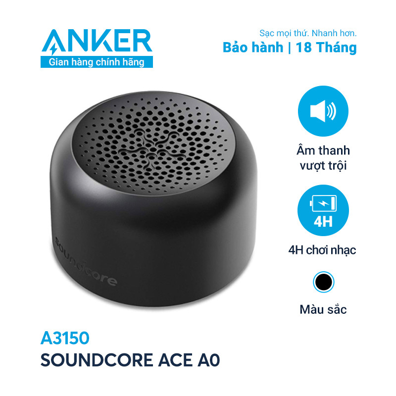 Loa soundcore ace a0 - a3150 bảo hành 18 tháng anker việt nam