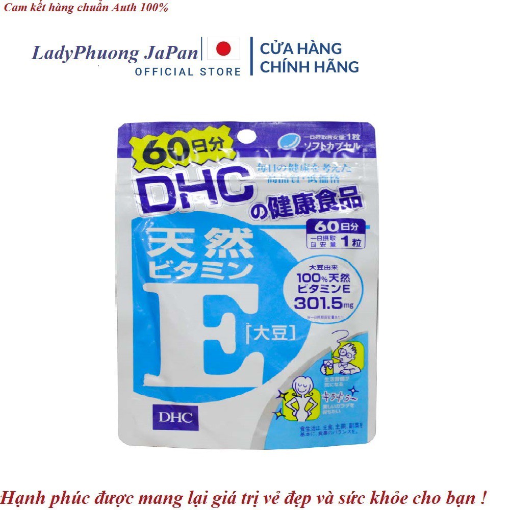 Viên uống dhc vitamin e tự nhiên 60 viên 60 ngày