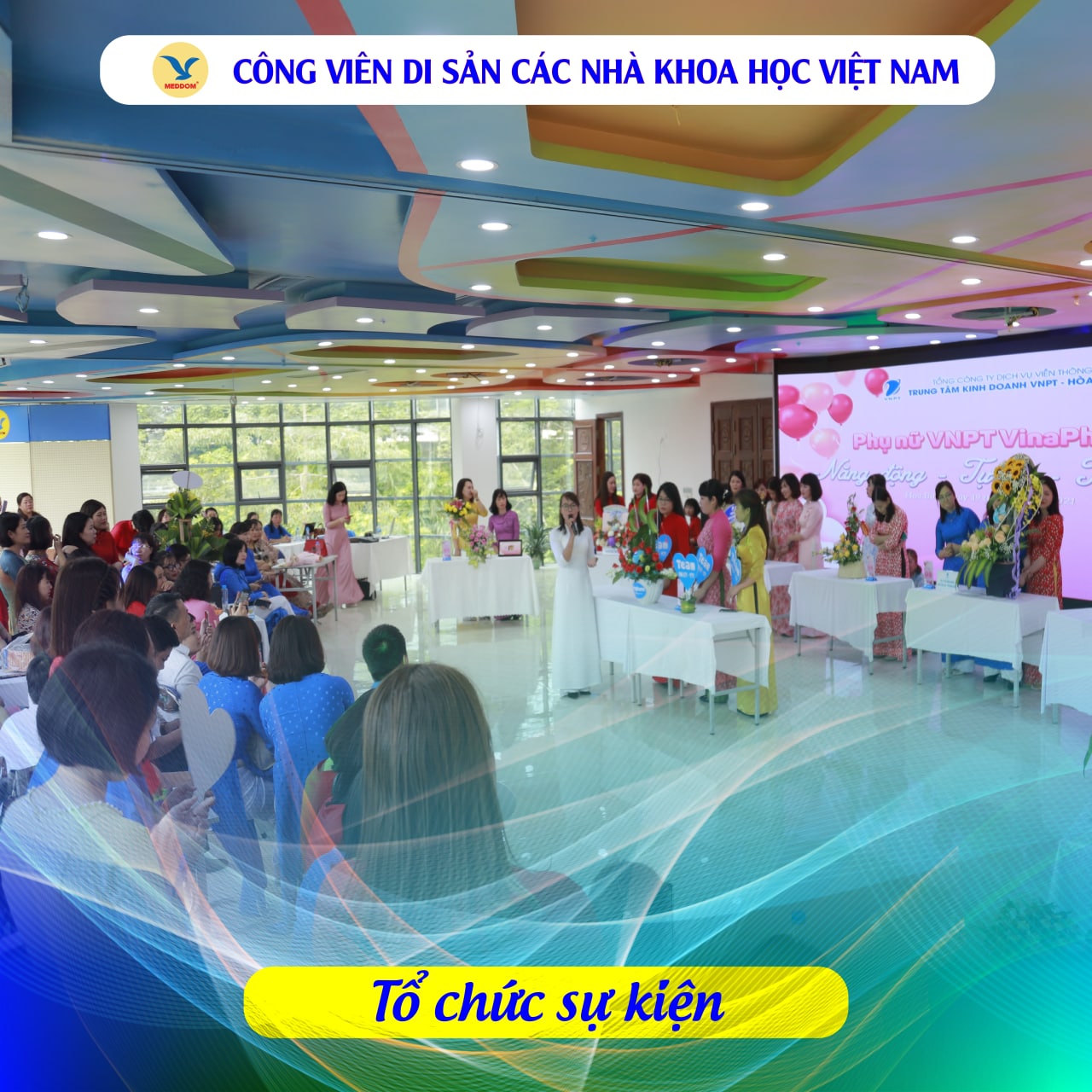 Evoucher - Dịch vụ tổ chức sự kiện hội nghị, hội thảo - Phòng đại chúng - Công viên Di sản - Du lịch Tây Bắc