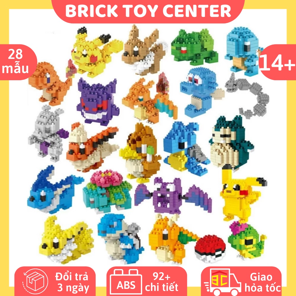 Bạn yêu thích lắp ráp đồ chơi Lego? Hãy thử tài với bộ đồ chơi lắp ráp Lego Pikachu mini đáng yêu và thú vị này! Sản phẩm hoàn hảo cho các fan Pokemon trẻ tuổi!