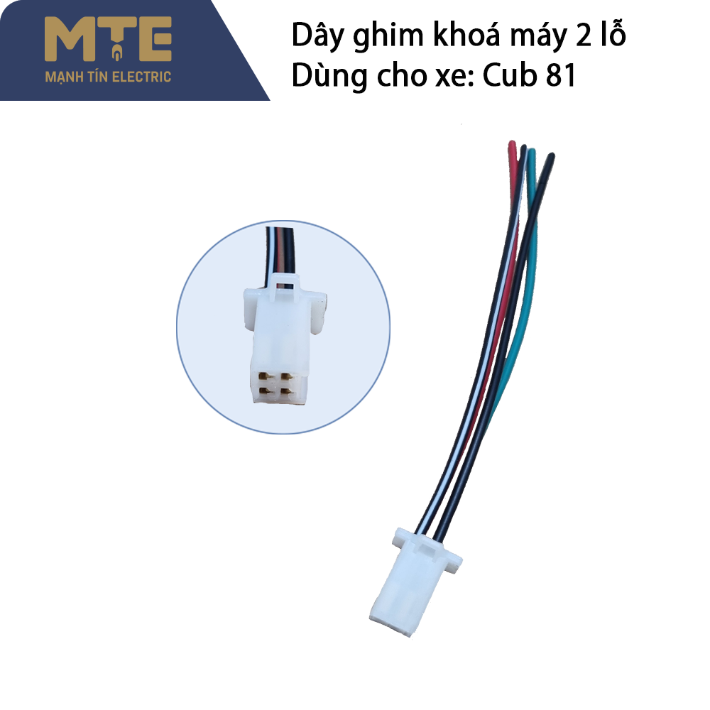 Dây ghim ổ khóa 4 lỗ dùng cho xe Cub 81