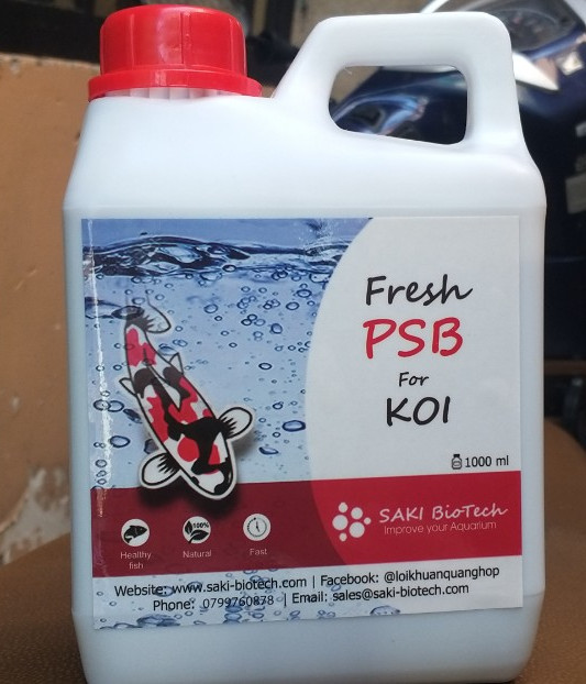 Vi sinh quang hợp psb chuyên dùng cho hồ cá koi "fresh psb for koi" dung tích 1 lít