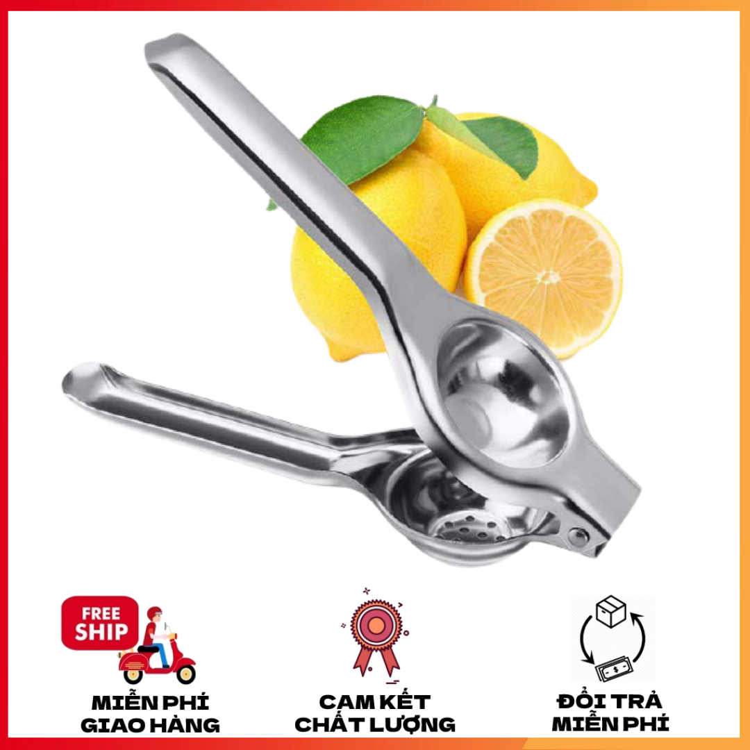 Dụng cụ vắt chanh đa năng, chất liệu inox bền bỉ