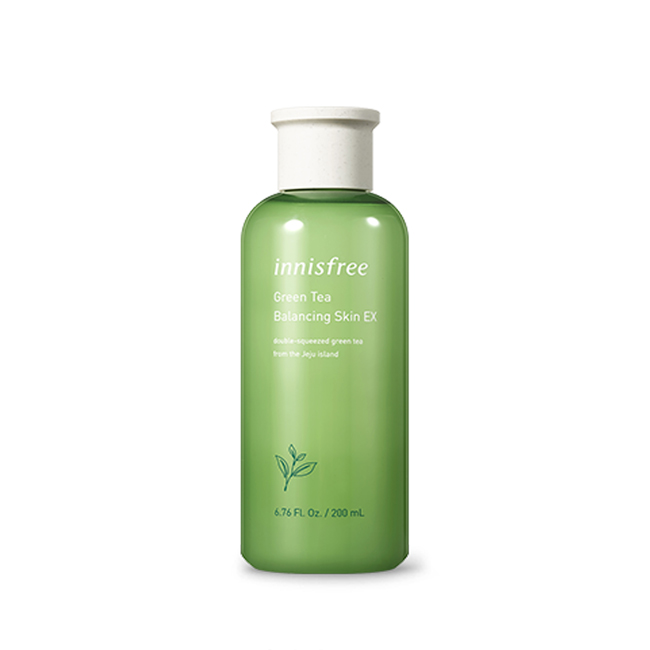 [New 2019] Nước Hoa Hồng Trà Xanh Innisfree Green Tea Balancing Skin Ex 200Ml