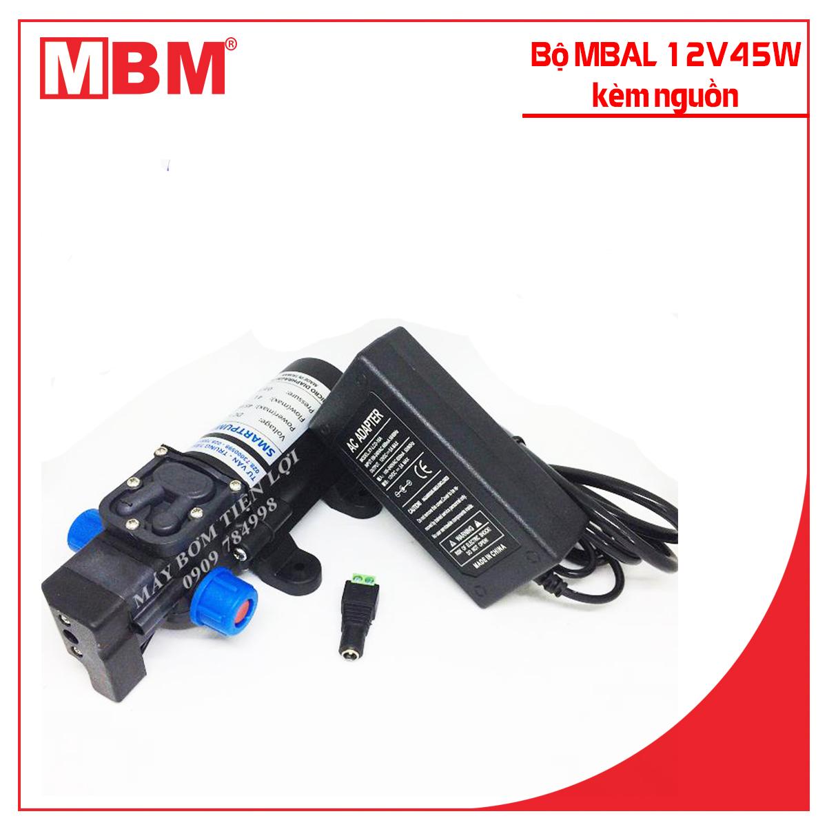 Bộ 12V 45W kèm nguồnmáy tăng áp mini bộ máy bơm nước gia đình máy bơm áp lực 12v máy bơm nước mini máy tăng áp nước yếu máy bơm trợ lực - MÁY BƠM TIỆN LỢI
