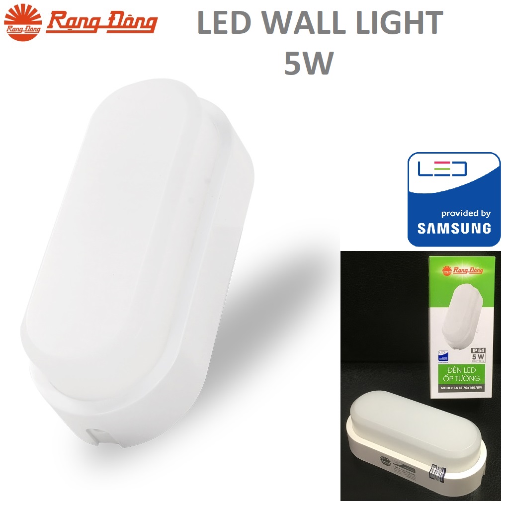 Đèn led ốp tường 5w Rạng Đông LN12 70x160