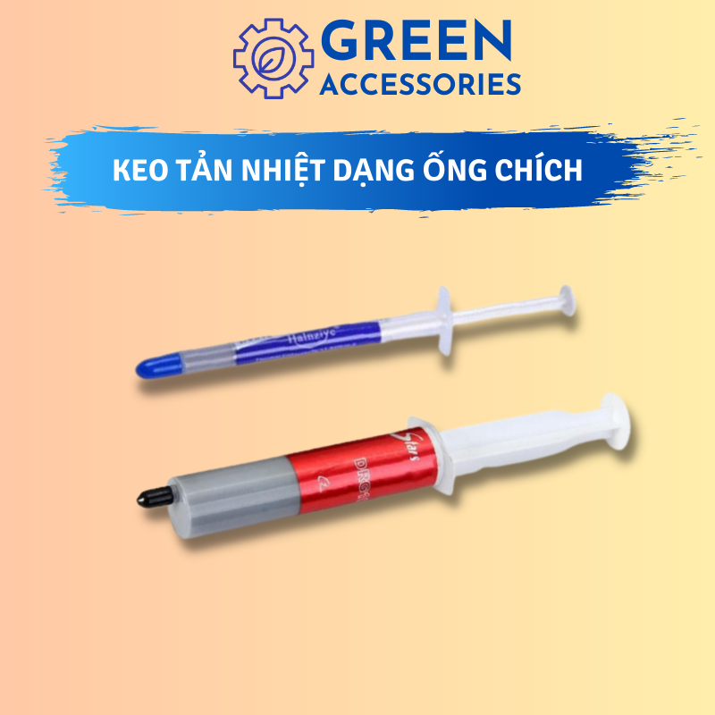 Keo tản nhiệt dạng ống chích size lớn làm mát CPU