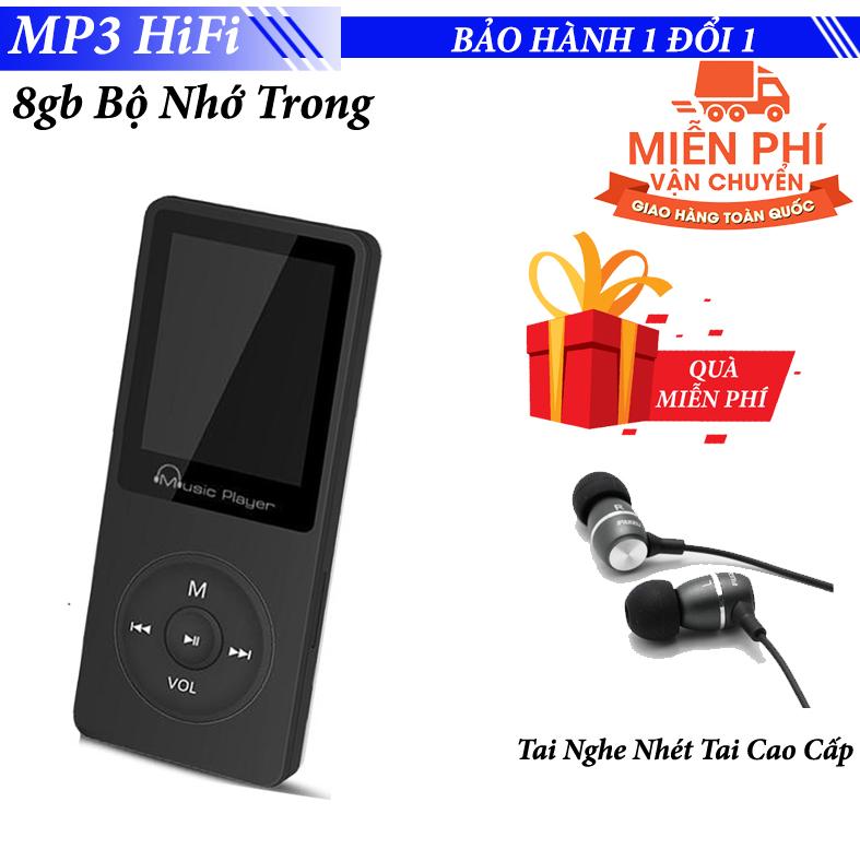 Máy nghe nhạc Bỏ túi mini giá rẻ MP3 F8 - Hỗ trợ nghe nhạc lossless - Âm thanh HiFi chân thực